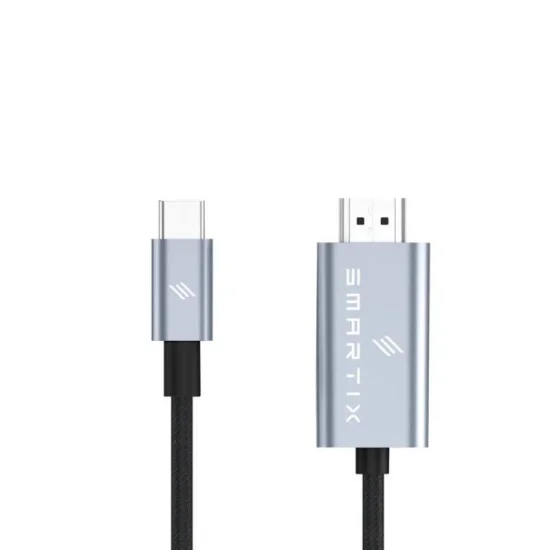 Smartix Premium USB-C to HDMI cable 3M - Black / Grey